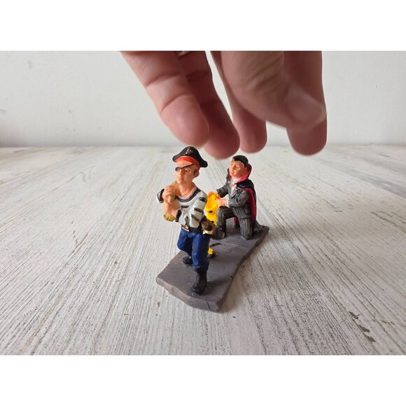 Lemax pirate Dracula leaky bag trick or treat candy boy village Halloween access - Picture 2 of 9